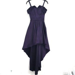 B. Darlin High-Low Purple Dress - Size 3/4